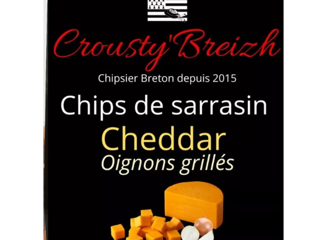 chips de sarrasin Cheddar Oignons grillés - 100 g