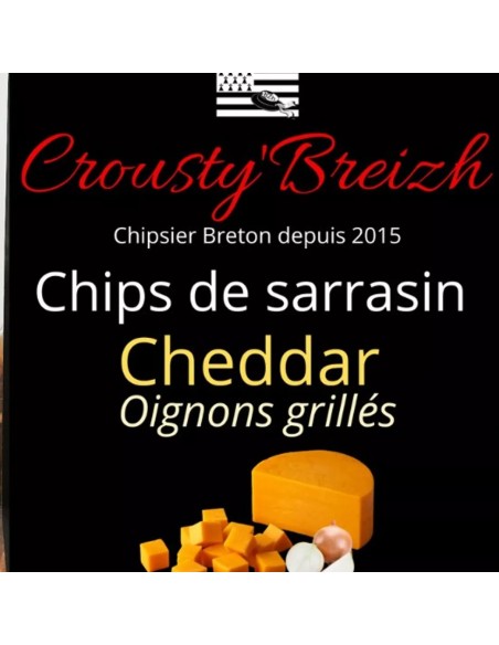 chips de sarrasin Cheddar Oignons grillés - 100 g