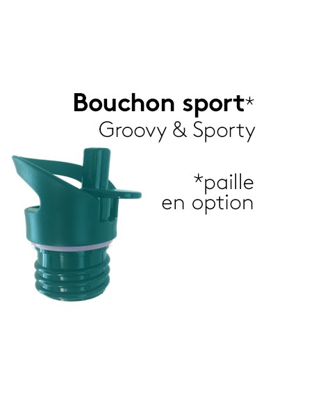bouchon sport pour gourdes Groovy & Sporty bouchon sport pour gourdes Groovy & Sporty